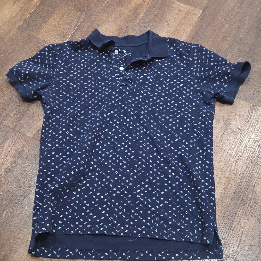 GAP Navy Polo with Small White Motif